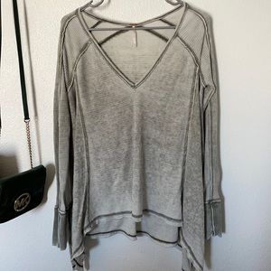 Free people XS Long Thermal Top